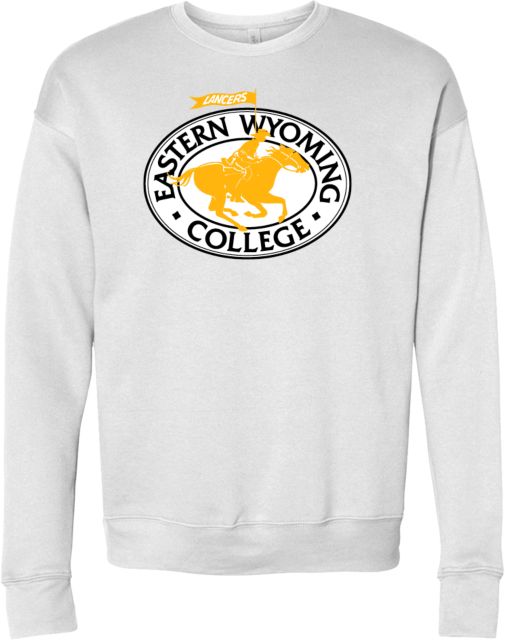 Eastern Wyoming Bella + Canvas Fleece Crew Eastern Wyoming College Lancers Primary Mark - ONLINE ONLY