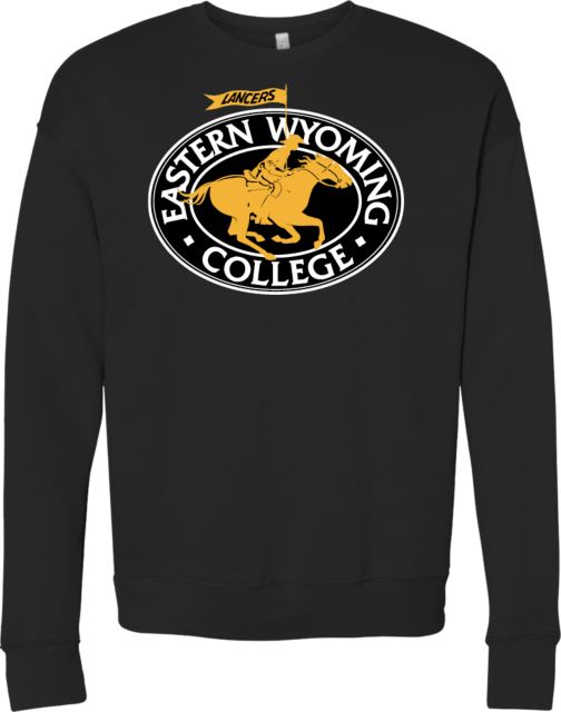 Eastern Wyoming Bella + Canvas Fleece Crew Eastern Wyoming College Lancers Primary Mark - ONLINE ONLY