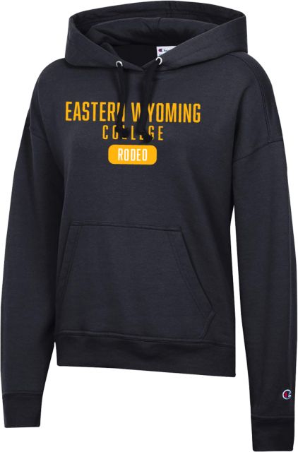 Eastern Wyoming Champion Womens Powerblend Pullover Hood Eastern Wyoming College - Rodeo - ONLINE ONLY