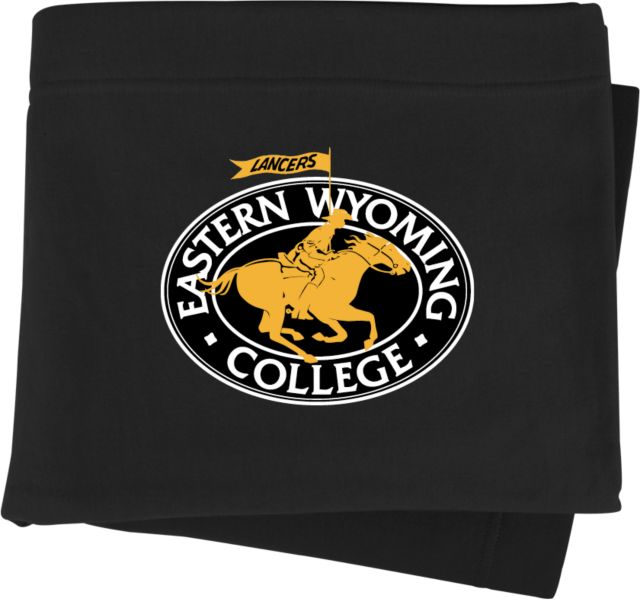 Eastern Wyoming Sweatshirt Blanket Eastern Wyoming College Lancers Primary Mark - ONLINE ONLY
