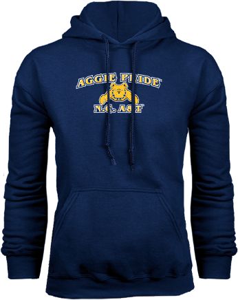 North Carolina A T Fleece Hoodie Aggie Pride North Carolina A T State University