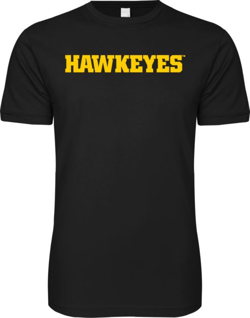 Iowa Next Level SoftStyle T Shirt Hawkeyes Wordmark - ONLINE ONLY