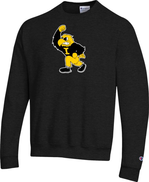 Iowa Champion Fleece Crew Fighting Herky - ONLINE ONLY