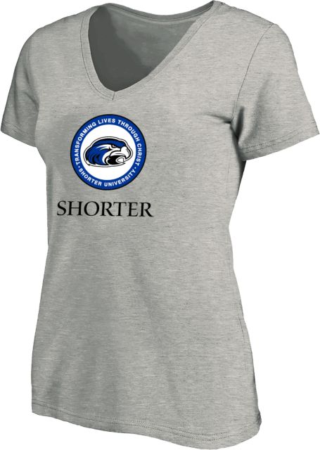 Shorter Univ Womens Plus V Neck T Shirt Shorter University Hawk - ONLINE ONLY