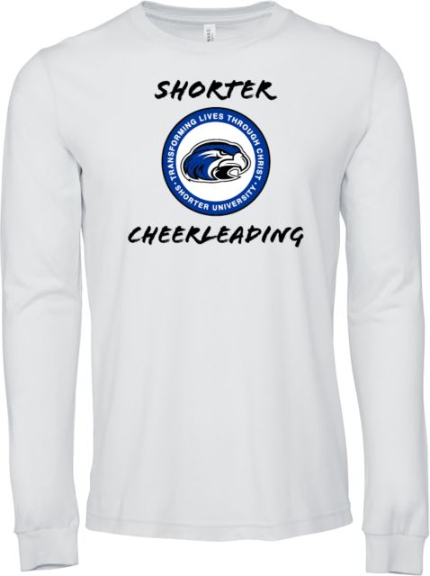 Shorter Univ Bella + Canvas Jersey Cotton Long Sleeve T Shirt Shorter University Cheerleading - ONLINE ONLY