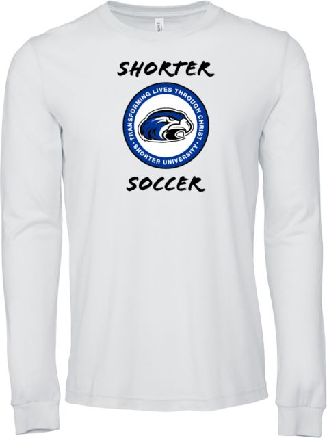 Shorter Univ Bella + Canvas Jersey Cotton Long Sleeve T Shirt Shorter University Soccer - ONLINE ONLY