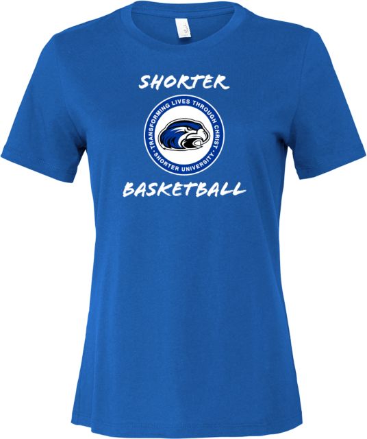 Shorter Univ Bella + Canvas Womens Relaxed Cotton T Shirt Shorter University Basketball - ONLINE ONLY