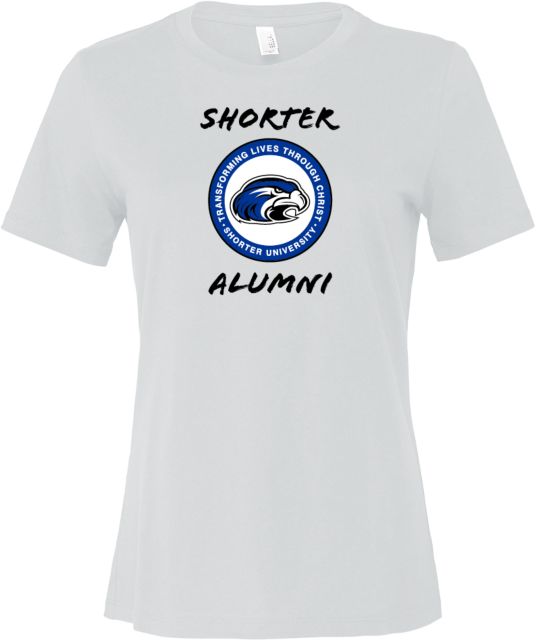 Shorter Univ Bella + Canvas Womens Relaxed Cotton T Shirt Shorter University Alumni - ONLINE ONLY