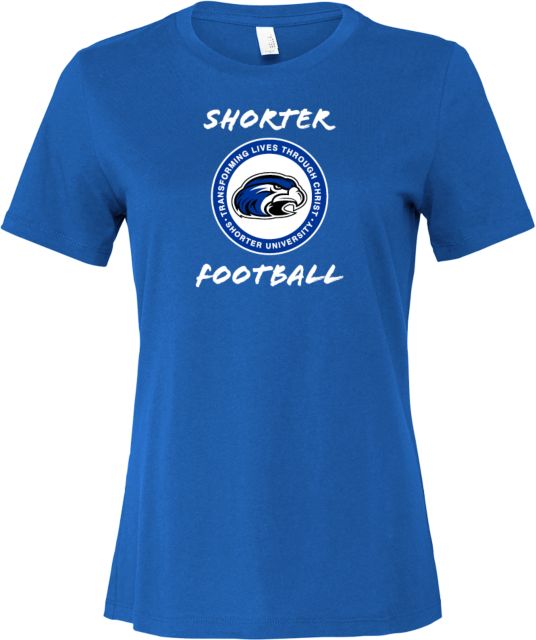 Shorter Univ Bella + Canvas Womens Relaxed Cotton T Shirt Shorter University Football - ONLINE ONLY