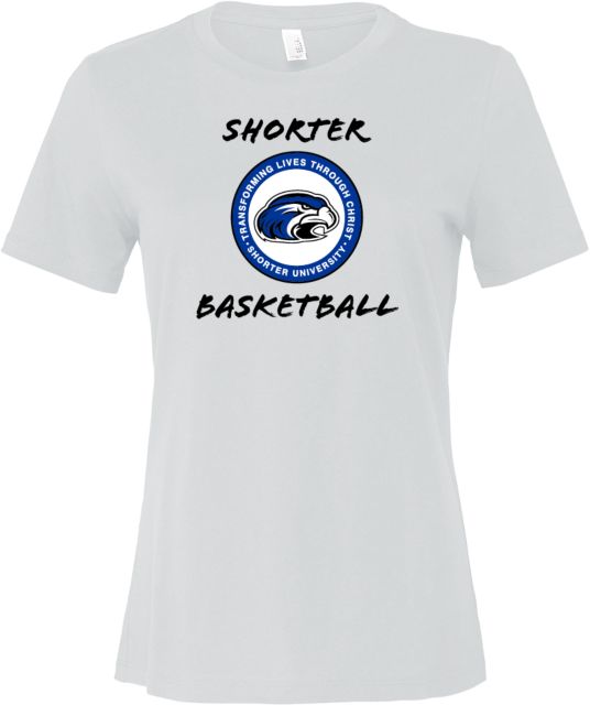 Shorter Univ Bella + Canvas Womens Relaxed Cotton T Shirt Shorter University Basketball - ONLINE ONLY