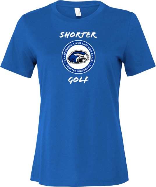 Shorter Univ Bella + Canvas Womens Relaxed Cotton T Shirt Shorter University Golf - ONLINE ONLY