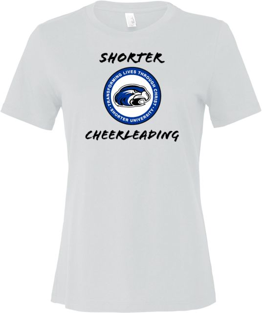 Shorter Univ Bella + Canvas Womens Relaxed Cotton T Shirt Shorter University Cheerleading - ONLINE ONLY