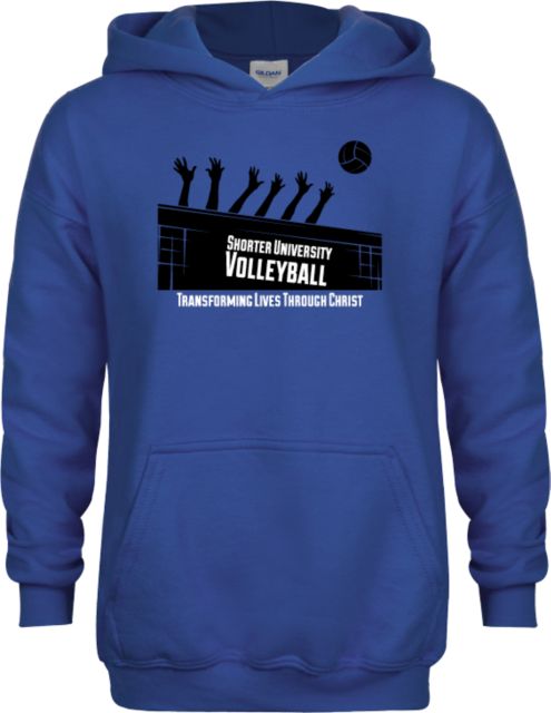 Shorter Univ Youth Fleece Hoodie Shorter University Volleyball Graphic - ONLINE ONLY
