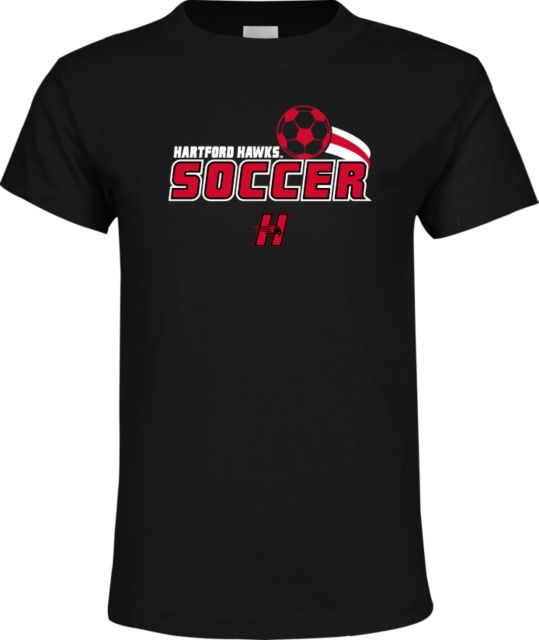 Hartford Youth T Shirt Hartford Hawks Soccer Swoosh - ONLINE ONLY