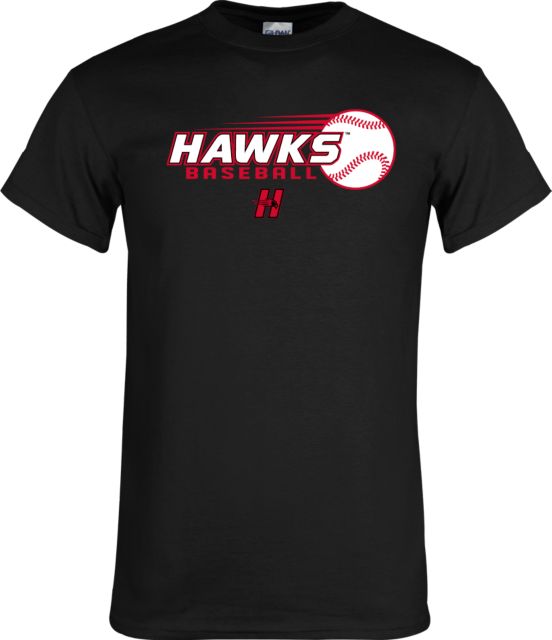 Hartford T Shirt Hawks Baseball w/ Flying Ball - ONLINE ONLY