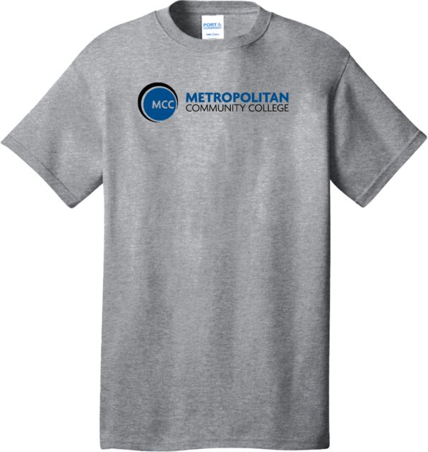 Metropolitan River  Extended Athletic Heather T Shirt Metropolitan Community College - Plus - ONLINE ONLY