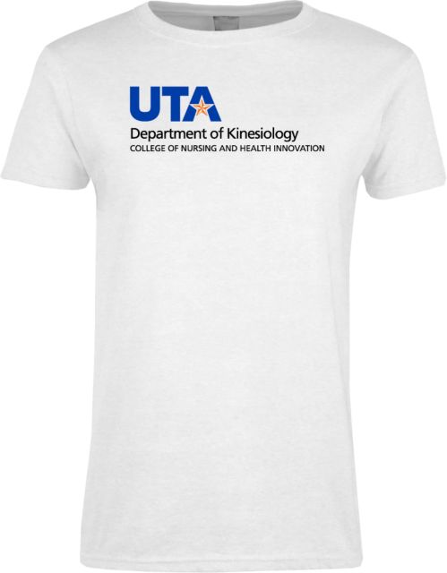UTA Ladies T Shirt Department of Kinesiology Stacked - ONLINE ONLY