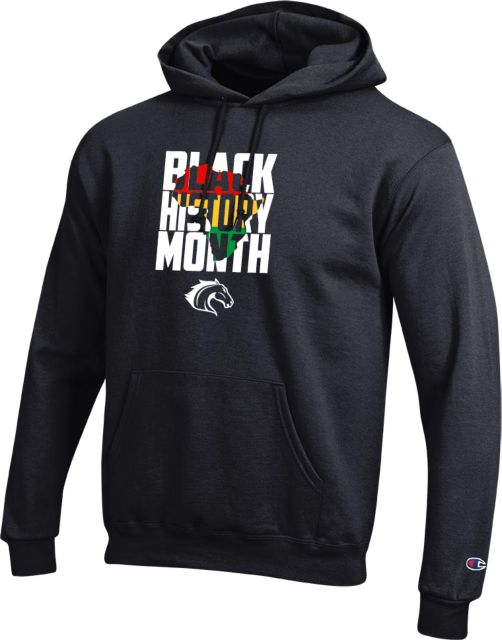 UTA Champion Fleece Hoodie Black History Month Stacked Africa