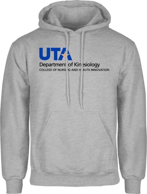 UTA Fleece Hoodie Department of Kinesiology Stacked - ONLINE ONLY