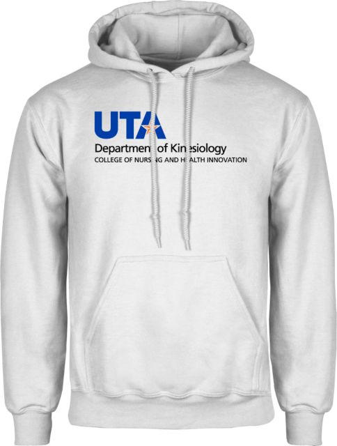 UTA Fleece Hoodie Department of Kinesiology Stacked - ONLINE ONLY