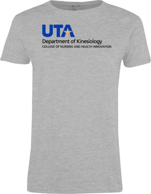 UTA Ladies T Shirt Department of Kinesiology Stacked - ONLINE ONLY