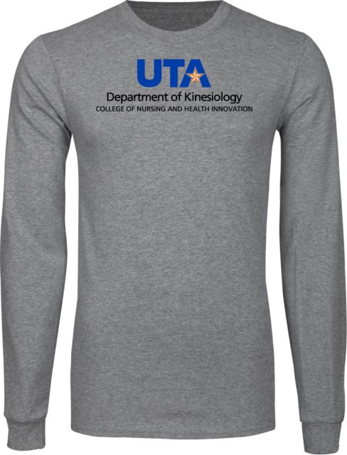 UTA Long Sleeve T Shirt Department of Kinesiology Centered - ONLINE ONLY