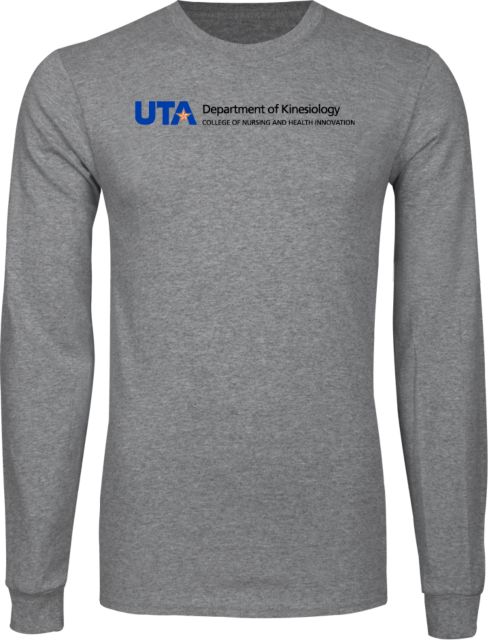 UTA Long Sleeve T Shirt Department of Kinesiology Flat - ONLINE ONLY