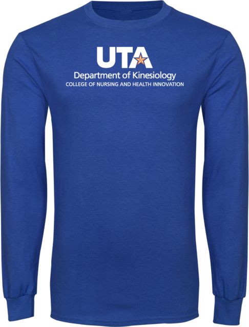 UTA Long Sleeve T Shirt Department of Kinesiology Centered - ONLINE ONLY