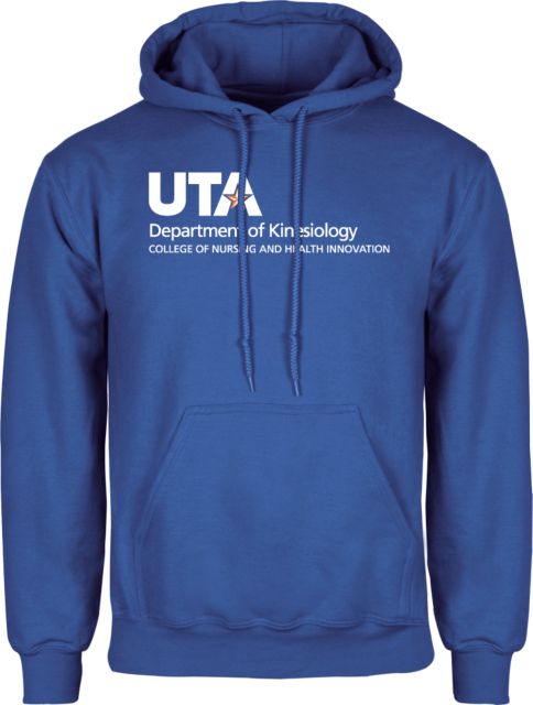UTA Fleece Hoodie Department of Kinesiology Stacked - ONLINE ONLY