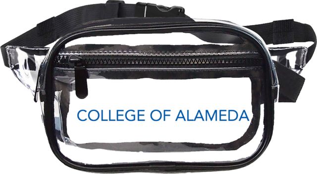Alameda Clear Fanny Pack College of Alameda Flat - ONLINE ONLY
