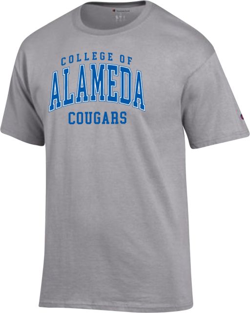 Alameda Champion T Shirt College of Alameda Cougars Arch - ONLINE ONLY