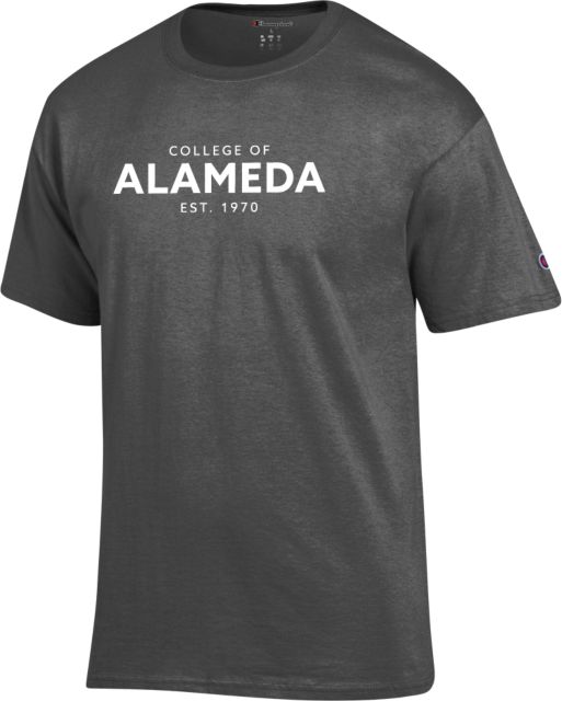 College of Alameda Champion T Shirt College of Alameda Est 1970 - ONLINE ONLY