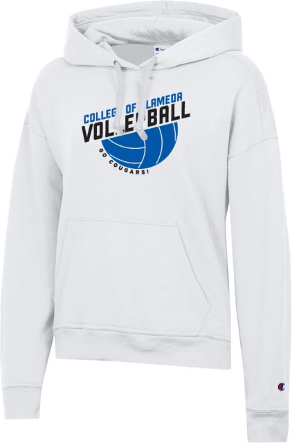 Alameda Champion Womens Powerblend Pullover Hood College of Alameda Volleyball - ONLINE ONLY