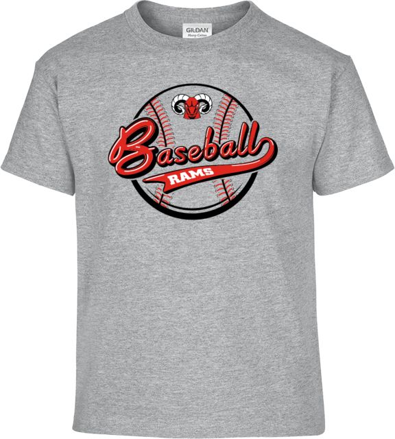 CCSF Youth T Shirt CCSF Rams Baseball Script - ONLINE ONLY