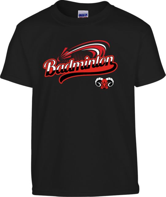 CCSF Youth T Shirt CCSF Rams Badminton Two Tone Script - ONLINE ONLY