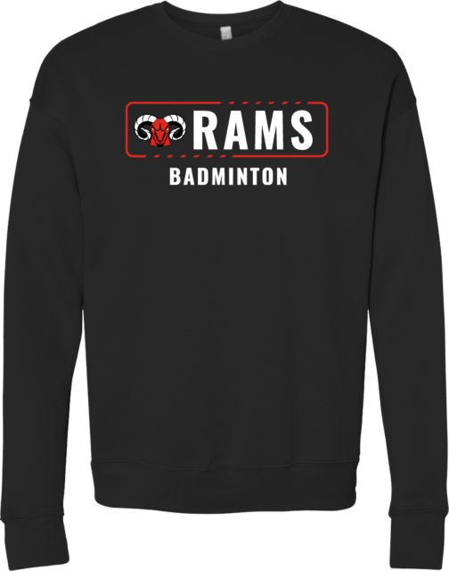 CCSF Bella + Canvas Fleece Crew CCSF Ocean Rams - Badminton - ONLINE ONLY