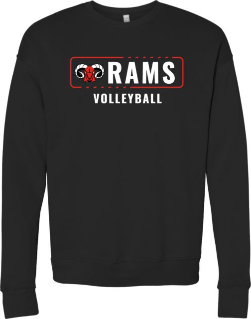 CCSF Bella + Canvas Fleece Crew CCSF Ocean Rams - Volleyball - ONLINE ONLY