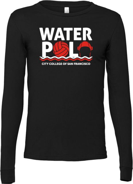 CCSF Bella + Canvas Jersey Cotton Long Sleeve T Shirt CCSF Rams Water Polo Ball Cap Polo - ONLINE ONLY