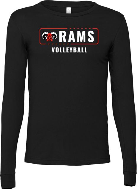 CCSF Bella + Canvas Jersey Cotton Long Sleeve T Shirt CCSF Ocean Rams - Volleyball - ONLINE ONLY
