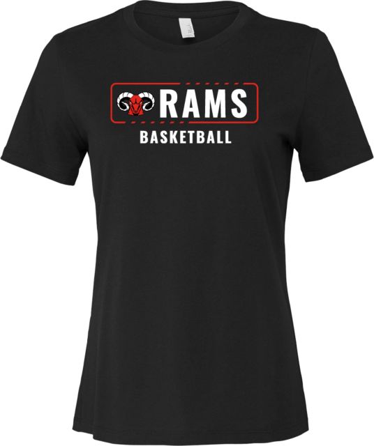 CCSF Bella + Canvas Womens Relaxed Cotton T Shirt CCSF Ocean Rams - Basketball - ONLINE ONLY