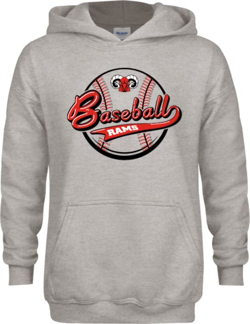 CCSF Youth Fleece Hood CCSF Rams Baseball Script - ONLINE ONLY