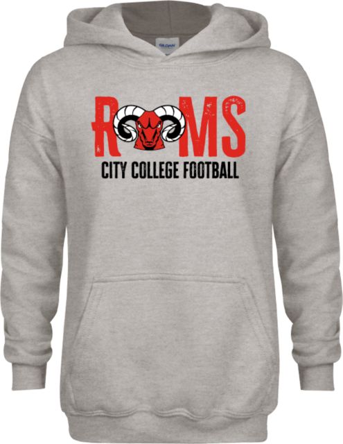 CCSF Youth Fleece Hood CCSF Rams City College Football - ONLINE ONLY