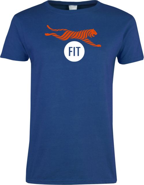 Fashion Institute Womens Short Sleeve Tee FIT - Tiger Mascot with Circle Emblem - ONLINE ONLY