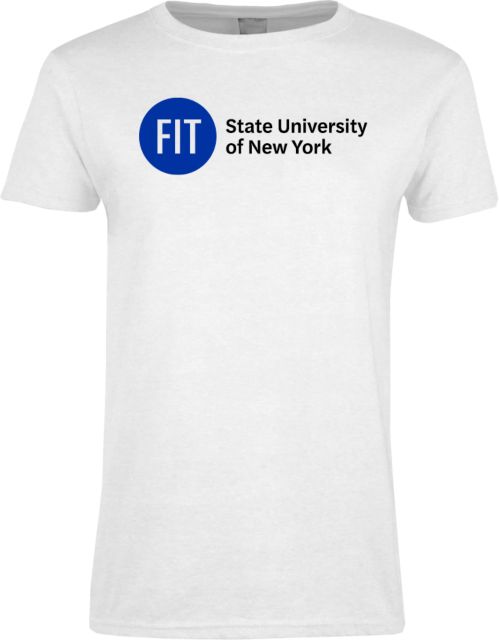 Fashion Institute Womens Short Sleeve Tee FIT State University of New York - Wordmark - ONLINE ONLY