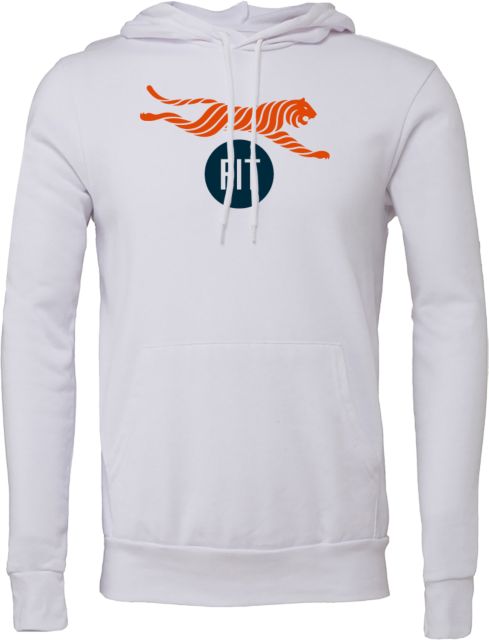 Fashion Institute Bella + Canvas Fleece Hood FIT - Tiger Mascot with Circle Emblem - ONLINE ONLY