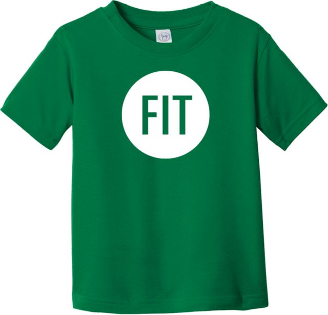 Fashion Institute Toddler Kelly Green T Shirt FIT - Circle Emblem - ONLINE ONLY