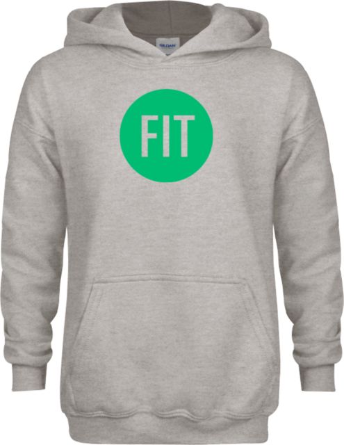 Fashion Institute Youth Fleece Hood FIT - Circle Emblem - ONLINE ONLY