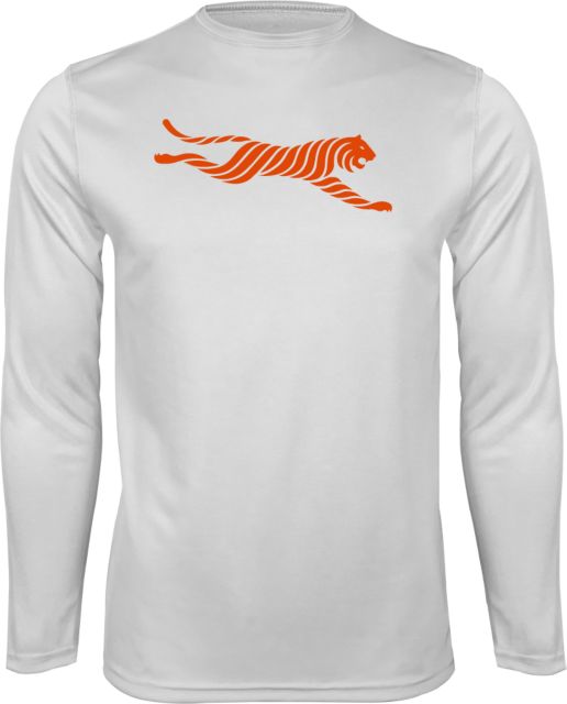 Fashion Institute Performance Long Sleeve Shirt FIT - Tiger Mascot - ONLINE ONLY