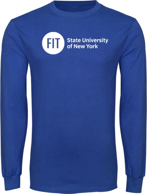 Fashion Institute Long Sleeve T Shirt FIT State University of New York - Wordmark - ONLINE ONLY