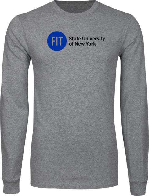 Fashion Institute Long Sleeve T Shirt FIT State University of New York - Wordmark - ONLINE ONLY